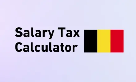 Salary Tax Calculator in Belgium