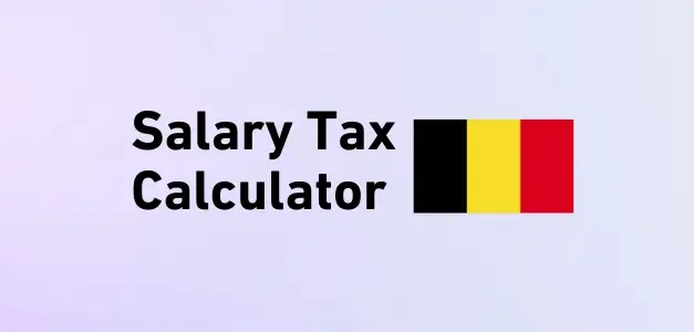 Salary Tax Calculator in Belgium