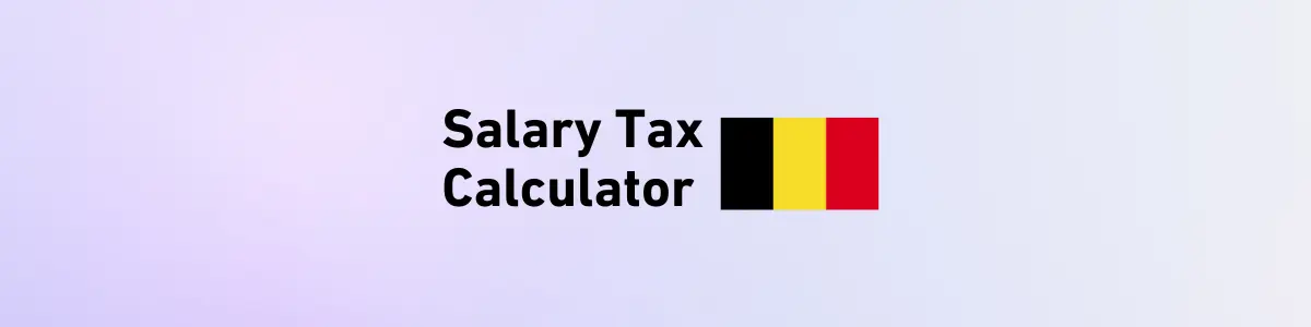 Salary Tax Calculator in Belgium