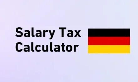 Salary Tax Calculator in Germany