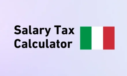 Salary Tax Caculator Italy