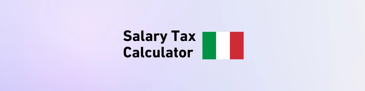 Salary Tax Caculator Italy